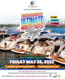 #1 Best Afrobeats Multi-Yacht Party